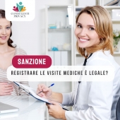 sanzione registrazione visista medica